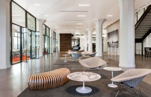 HGA Minneapolis Office interior lobby
