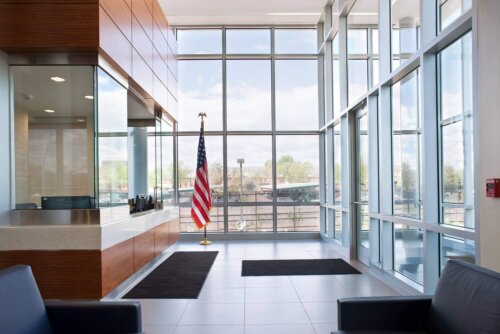 Denver Federal Center Data Center interior lobby