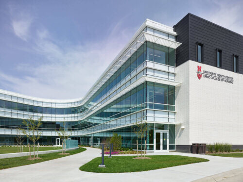 University of Nebraska, UNMC College of Nursing & UNL Student Health Center exterior 2