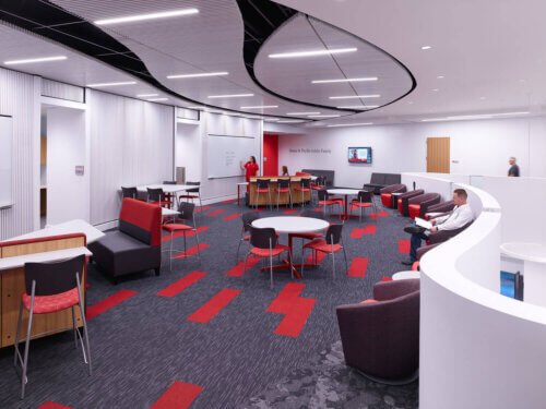University of Nebraska, UNMC College of Nursing & UNL Student Health Center interior 5
