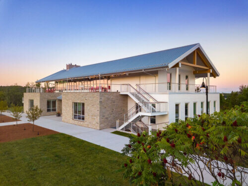 Donald & Carol Kress Pavilion, Egg Harbor Library exterior 1