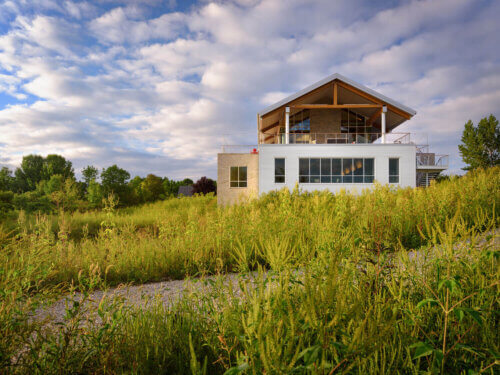 Donald & Carol Kress Pavilion, Egg Harbor Library exterior 2