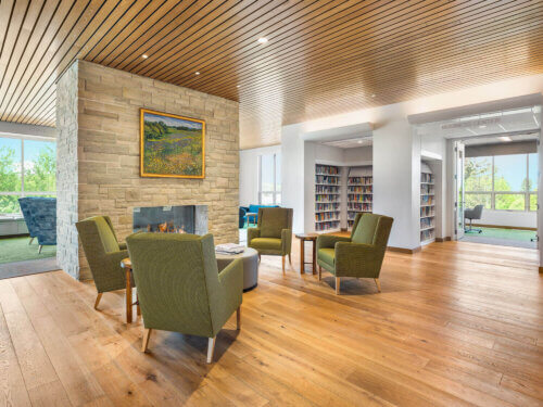 Donald & Carol Kress Pavilion, Egg Harbor Library interior 1