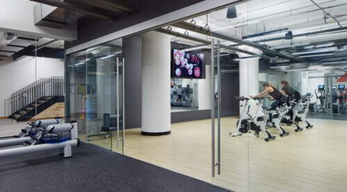 TractorWorks interior fitness center