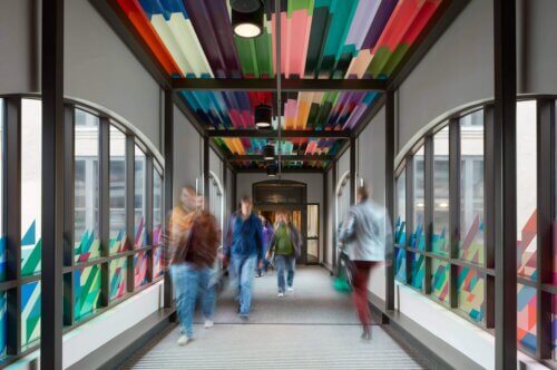 TractorWorks interior skyway