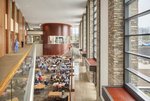 Northeast Georgia Medical Center Braselton interior dining area