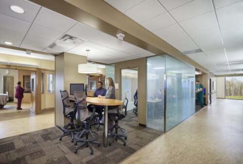 Northeast Georgia Medical Center Braselton interior nurse's station