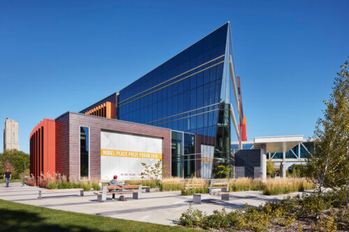 external shot of Augsburg University