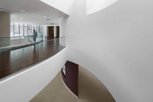 Clovis Community Medical Center, Bed Tower and Expansion interior hallway