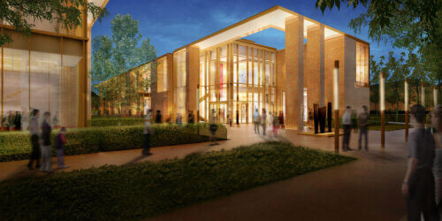 College of William & Mary Performing Arts Complex rendering 3