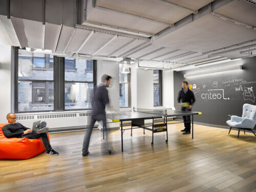 Criteo interior break room