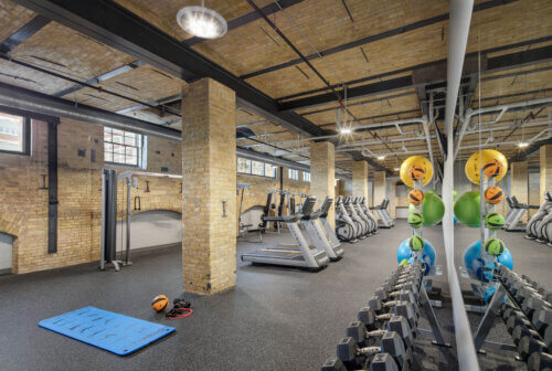 Eleven25 at Pabst interior fitness center