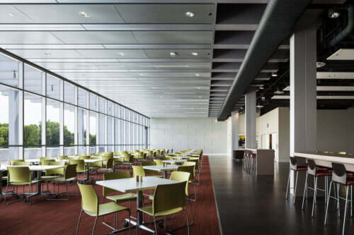 Emerson Process Management interior dining hall