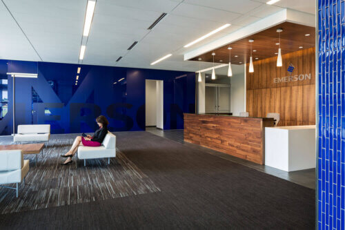 Emerson Process Management interior lobby