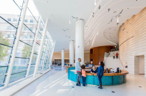 Lucile Packard Children's Hospital Stanford Lobby Desk