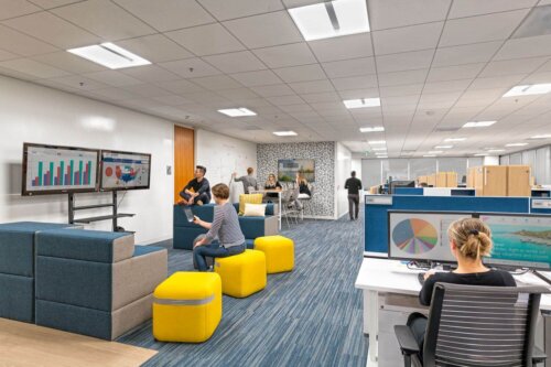 AAA Walnut Creek Headquarters Relocation interior work stations