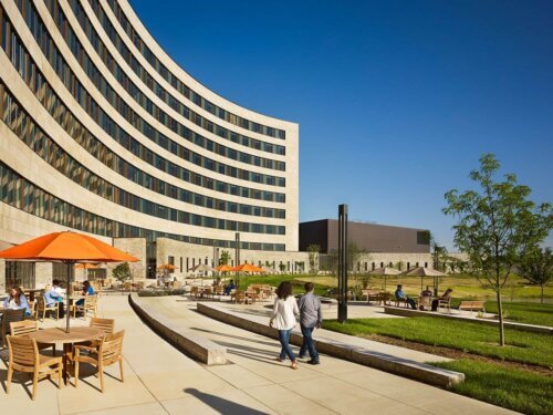Owensboro Health Regional Hospital exterior patio