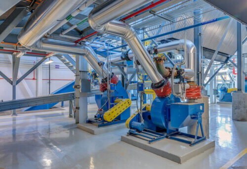 Department of Veterans Affairs, Battle Creek Biomass Combined Heat and Power Plant interior 1