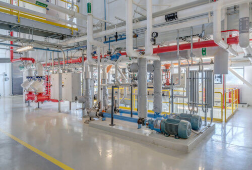 Department of Veterans Affairs, Battle Creek Biomass Combined Heat and Power Plant interior 3