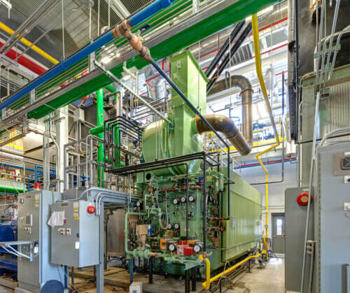 Department of Veterans Affairs, Battle Creek Biomass Combined Heat and Power Plant interior 4