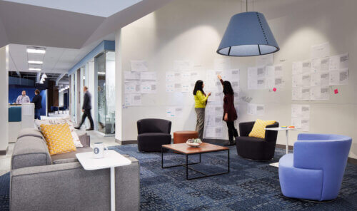 Sleep Number Headquarters interior collaboration space 2