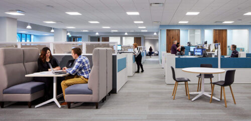 Sleep Number Headquarters interior collaboration space