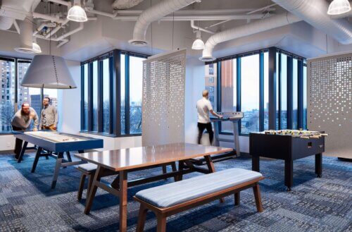 Sleep Number Headquarters interior game room