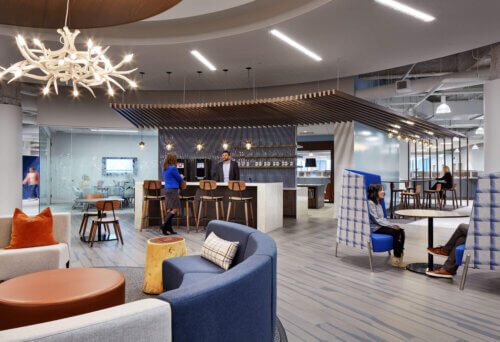 Sleep Number Headquarters interior kitchen