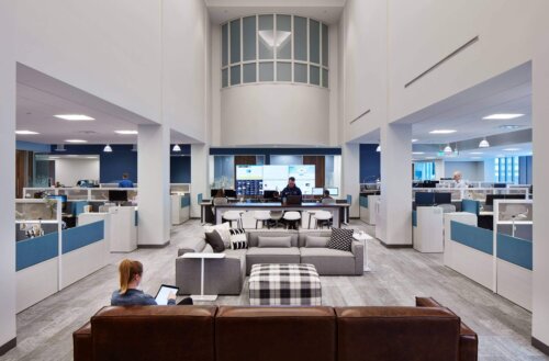 Sleep Number Headquarters interior lounge 2