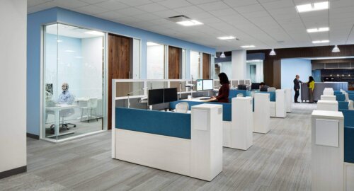 Sleep Number Headquarters interior work spaces