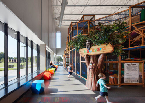 Brookview Community Center interior playground