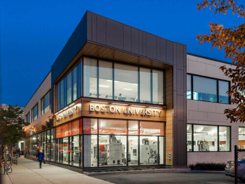 Boston University - Engineering Product Innovation Center exterior night