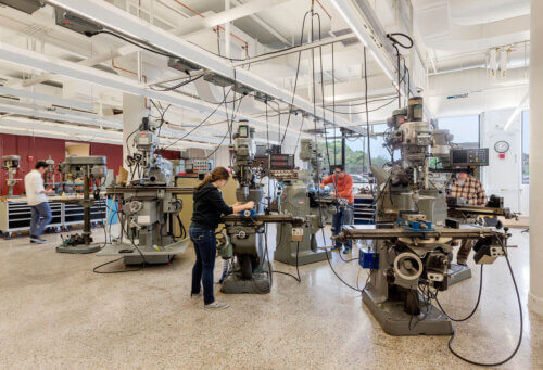 Boston University - Engineering Product Innovation Center interior lab 3