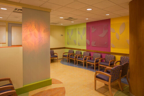 Children's National Medical Center (CREATE) Renovation interior waiting room