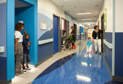 Elsie and Marvin Dekelboum Family Foundation Pulse Center interior sound booth