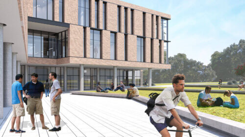 Florida State University IRCB Courtyard View