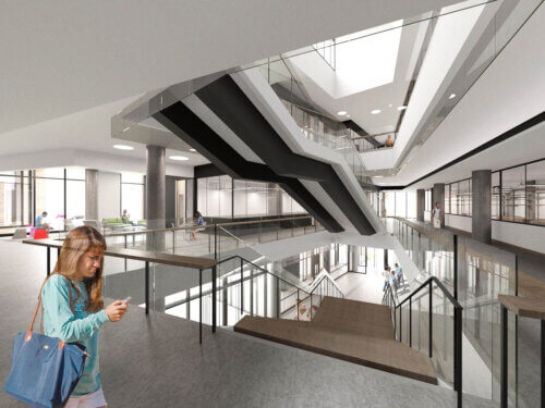 Florida State University IRCB Level 2 Stair View