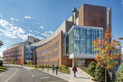 University of Massachusetts Amherst - Life Sciences Laboratories exterior side