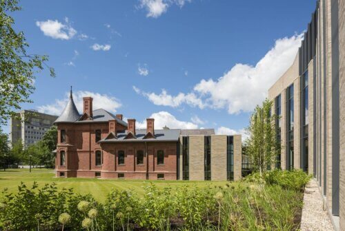 University of Massachusetts Amherst - Physical Sciences Building exterior East Elevation