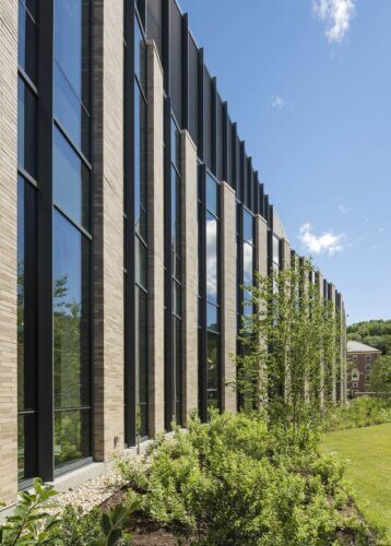 University of Massachusetts Amherst - Physical Sciences Building exterior Horizontal View of Exterior Curve