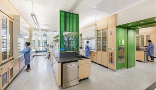 University of Massachusetts Amherst - Physical Sciences Building interior Chemistry Lab