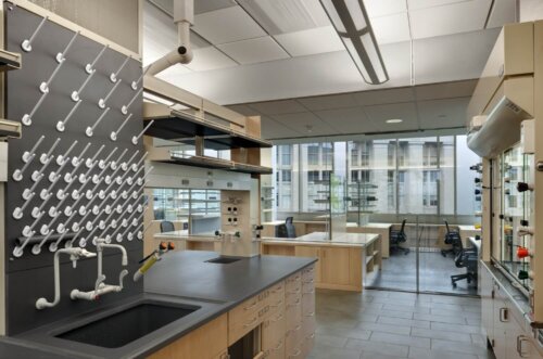 University of Pittsburgh Chevron Science Center Interior Lab 1