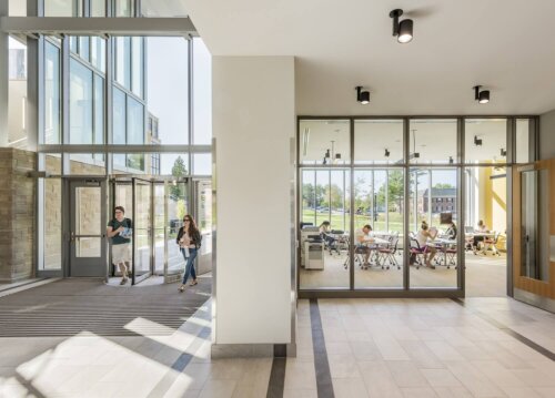 University of Rhode Island Center for Chemical and Forensic Sciences Interior Lobby 2
