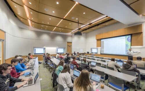 Vanderbilt University - Engineering and Science Building interior classroom