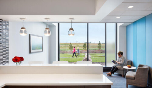 CentraCare Health-Long Prairie interior waiting area