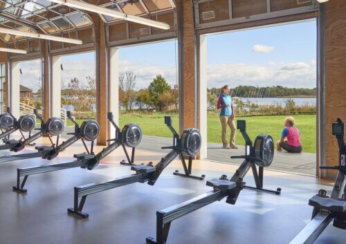 Washington College Hodson Boathouse Interior 2