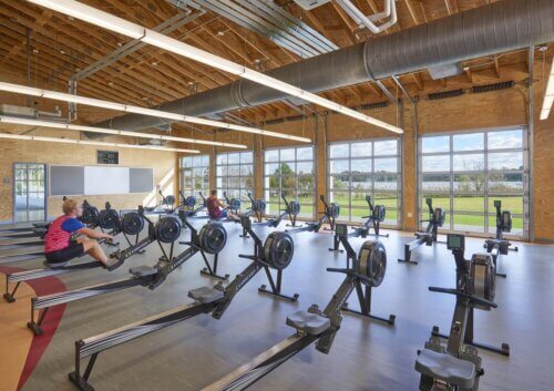 Washington College Hodson Boathouse Interior 3
