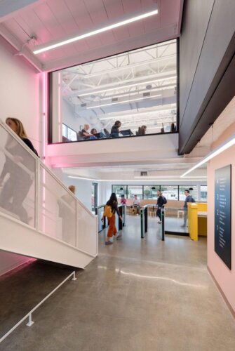 Hult International Business School interior stairs