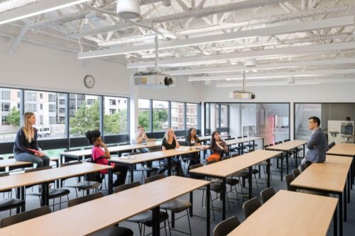 Hult International Business School interior classroom