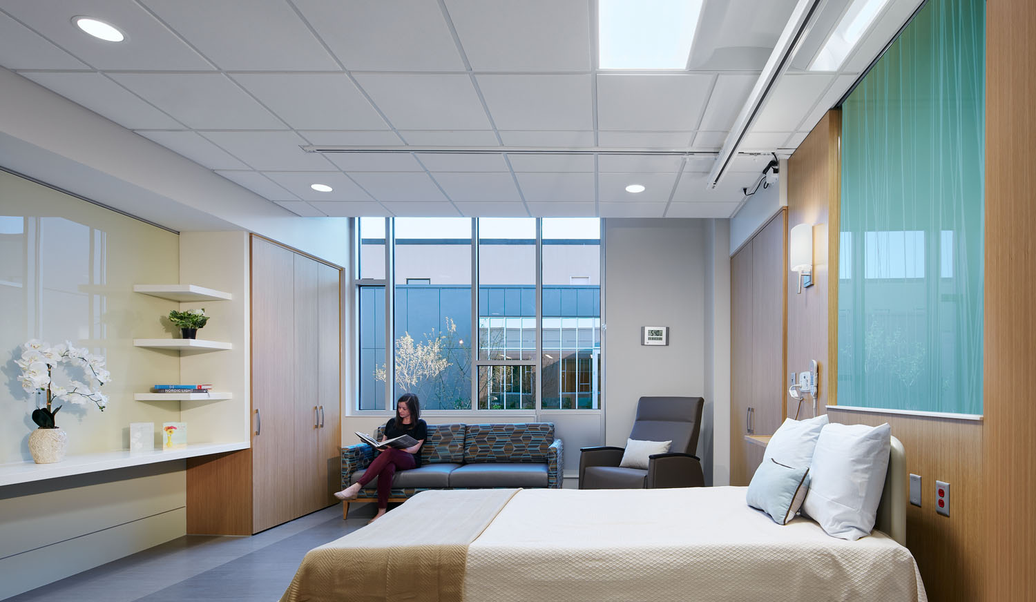 CentraCare Health System Melrose interior patient room